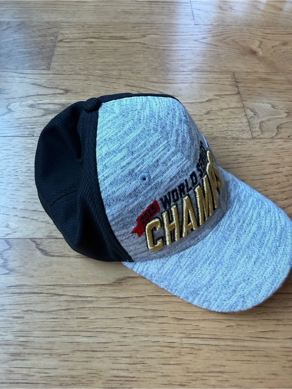 New Era Gray & Black KC Royals World Series Champs Cap